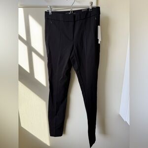 NWT AMANDA +‎ CHELSEA Chloe Pants Slim Modern Black Office Career Comfort 0